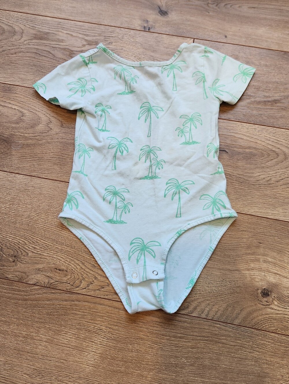 Size 7 Girls Zara Palm tree Bodysuit